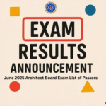 June 2025 ALE Results: Architect Board Exam Passers Released