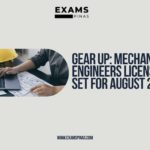 Gear Up: Mechanical Engineers Licensure Exam Set for August 2025