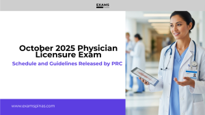 October 2025 Physician Licensure Exam Schedule and Guidelines Released by PRC