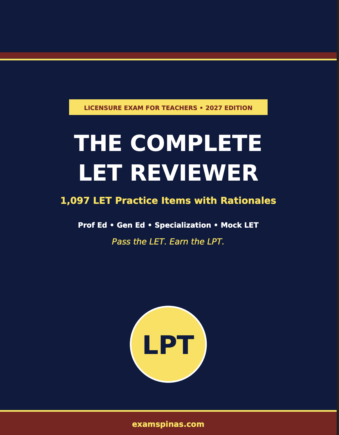 LET Reviewer 2027