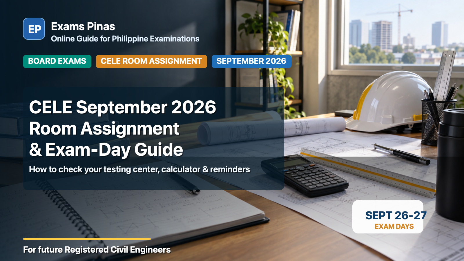 CELE September 2026 room assignment and exam-day guide featured image