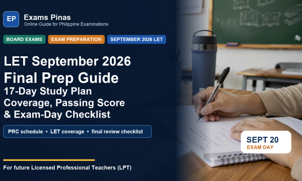 Readable LET September 2026 final prep guide featured image with dark title panel